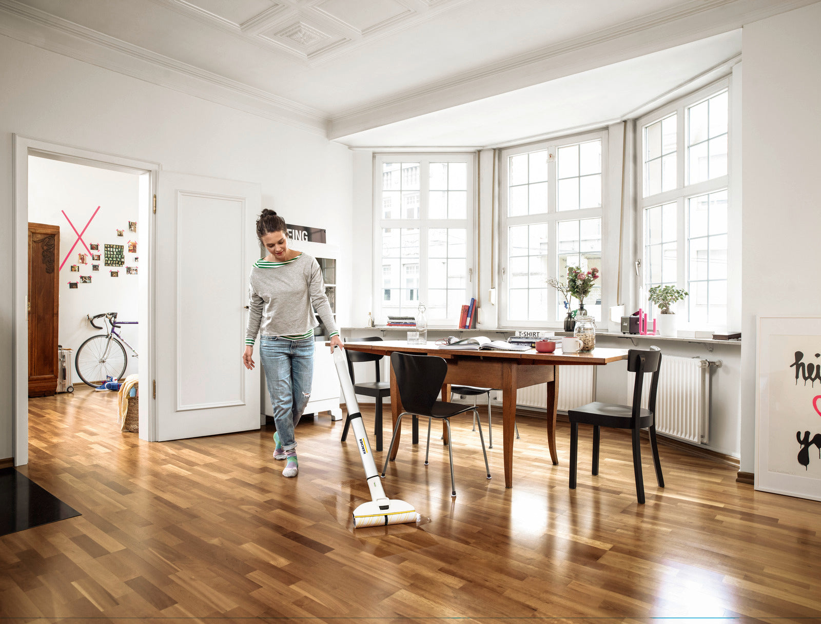 Electric wiping mop EWM 2 Plus Stone