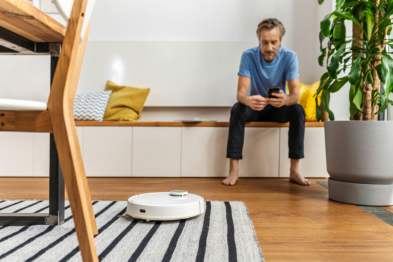 Robot vacuum cleaner with wiping function RCV 3 Robot Vacuum Cleaner