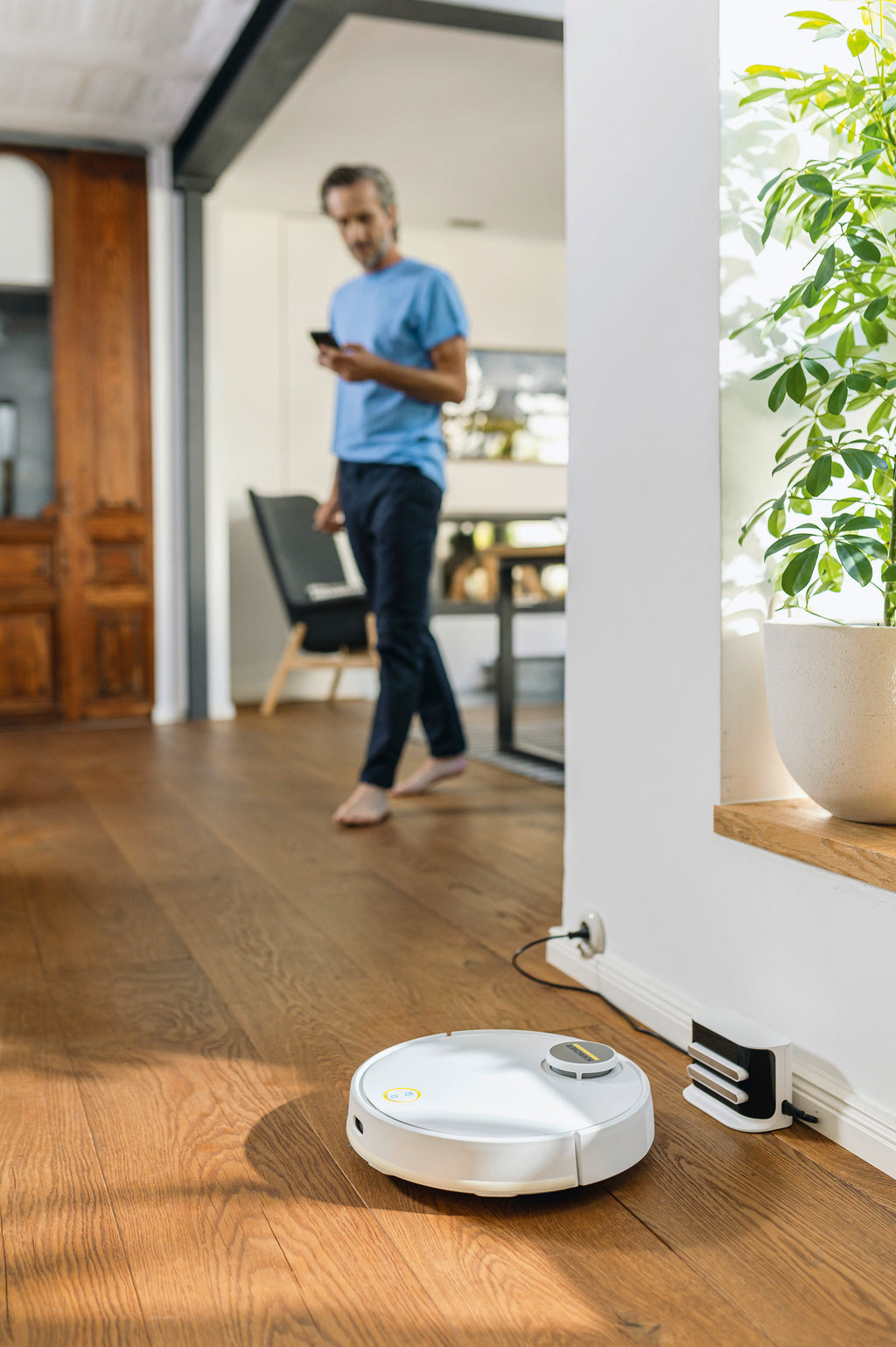 Robot vacuum cleaner with wiping function RCV 3 Robot Vacuum Cleaner